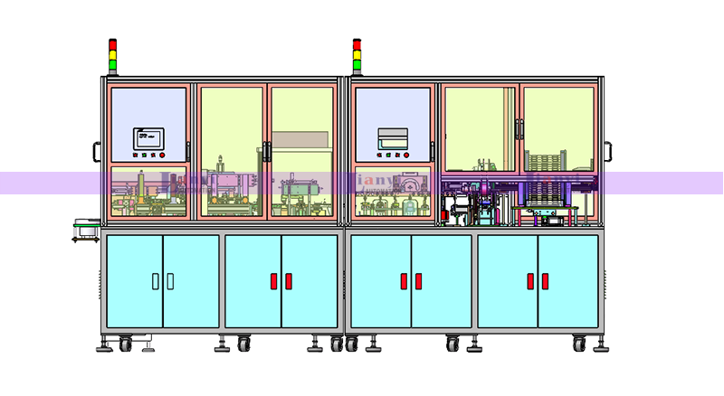 FAKRA单双孔公端卧式SMT组装检测设备
